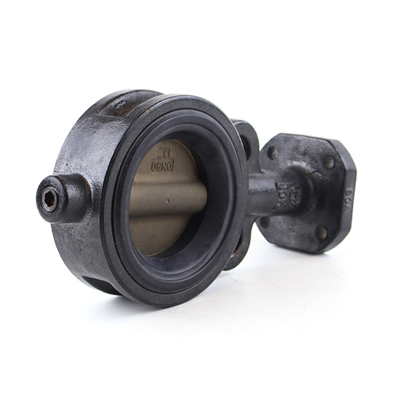 Carbon Steel Wafer Type Threaded Butterfly Valve